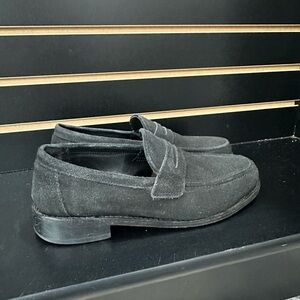 Samuel Windsor Black Suede Loafers